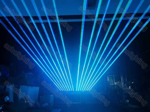 8 Eyes DJ Disco Beam Lasers ILUMINACIÓN LÁSER RGB Full Color Cabezas móviles - Picture 7 of 7