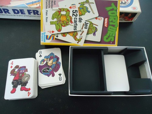 Ancien jeu de cartes TORTUES NINJA TMNT SCHMIDT complet - Photo 3/3