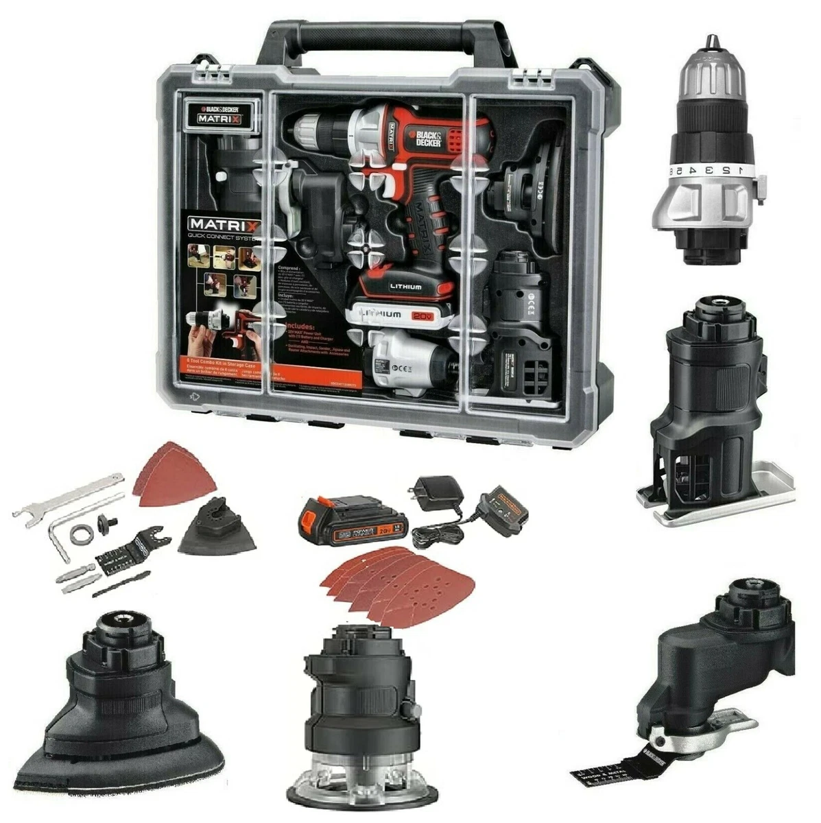 Black+Decker MATRIX 5-Tool Quick Connect System - Sam's Club