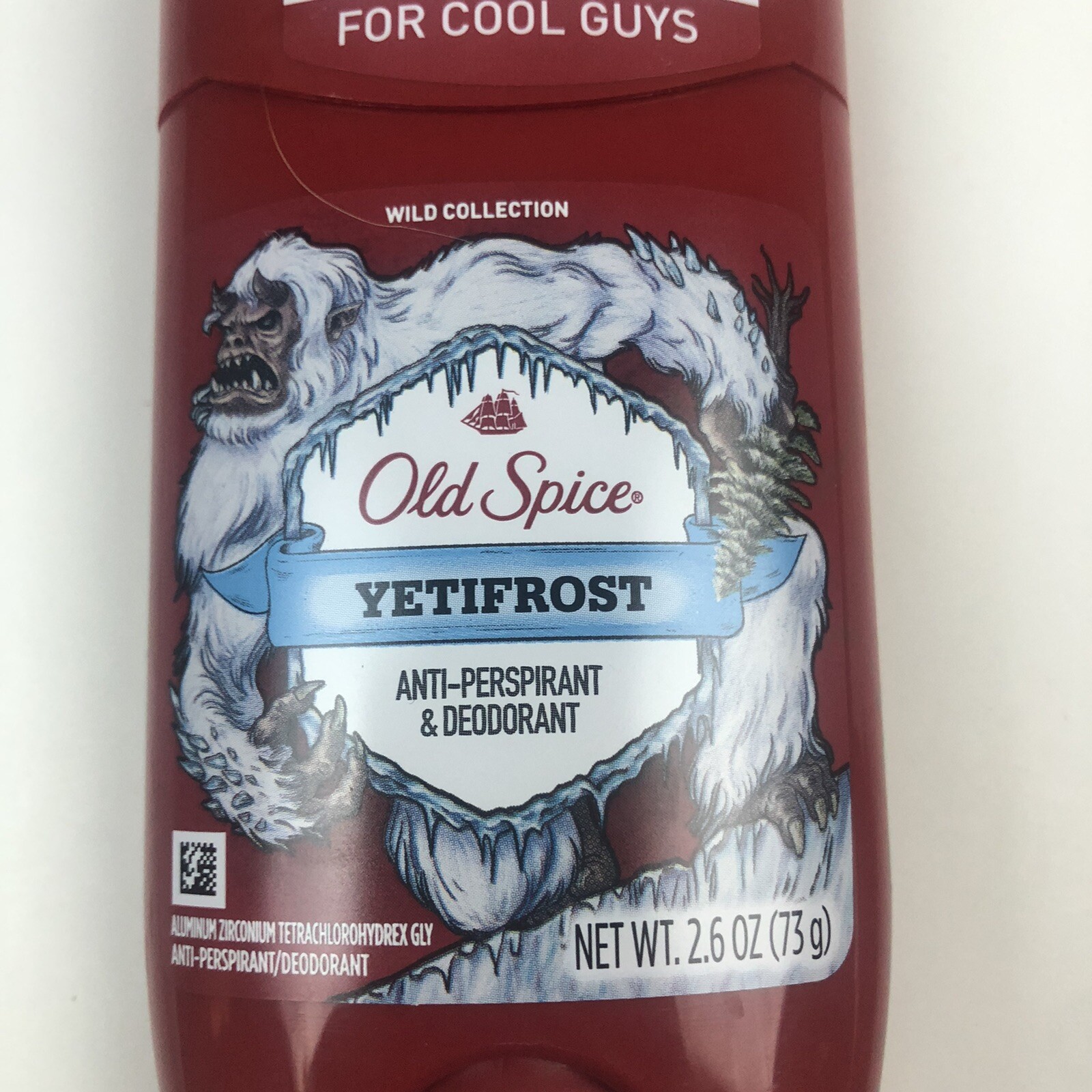 Lot of 2 Old Spice Wild Collection Yetifrost Deodorant Stick Anti-Perspirant