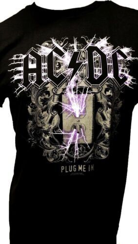 Vintage ACDC Shirt Mens Medium Black Ice Concert Tour Date Vintage ACDC Shirt Mens Medium Black Ice Concert Tour Date