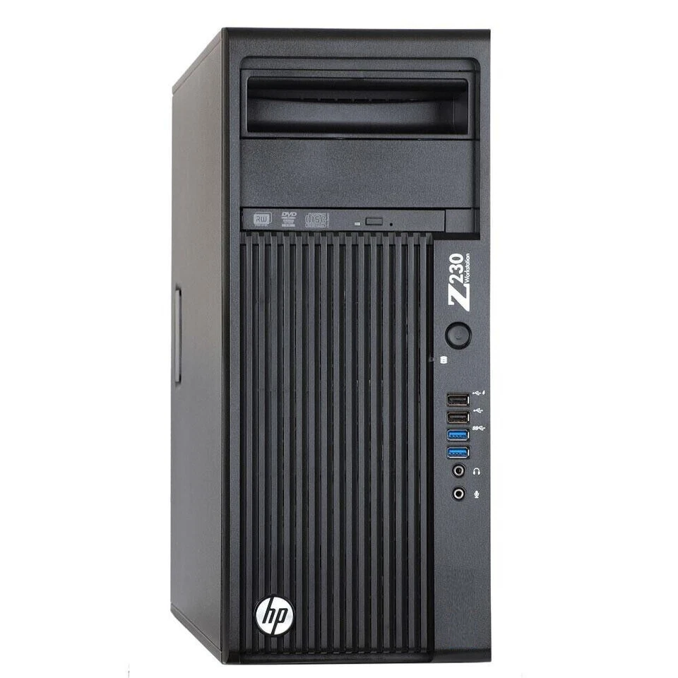 HP Workstation Z230 MT Core i7 4790 3.6 GHz- 32GB Ram-1TB SSD & 3TB HDD 8GB G.C - Image 2 of 4
