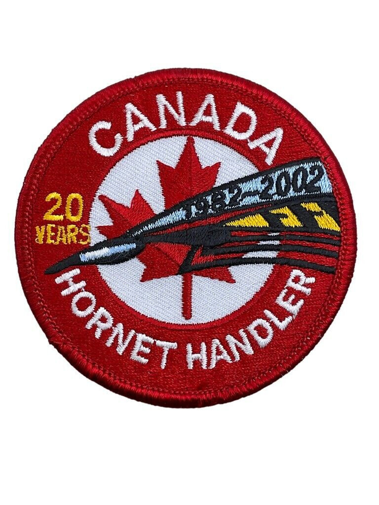 Canadian Forces RCAF CF-18 Hornet 20th Anniversary Squadron Patch
