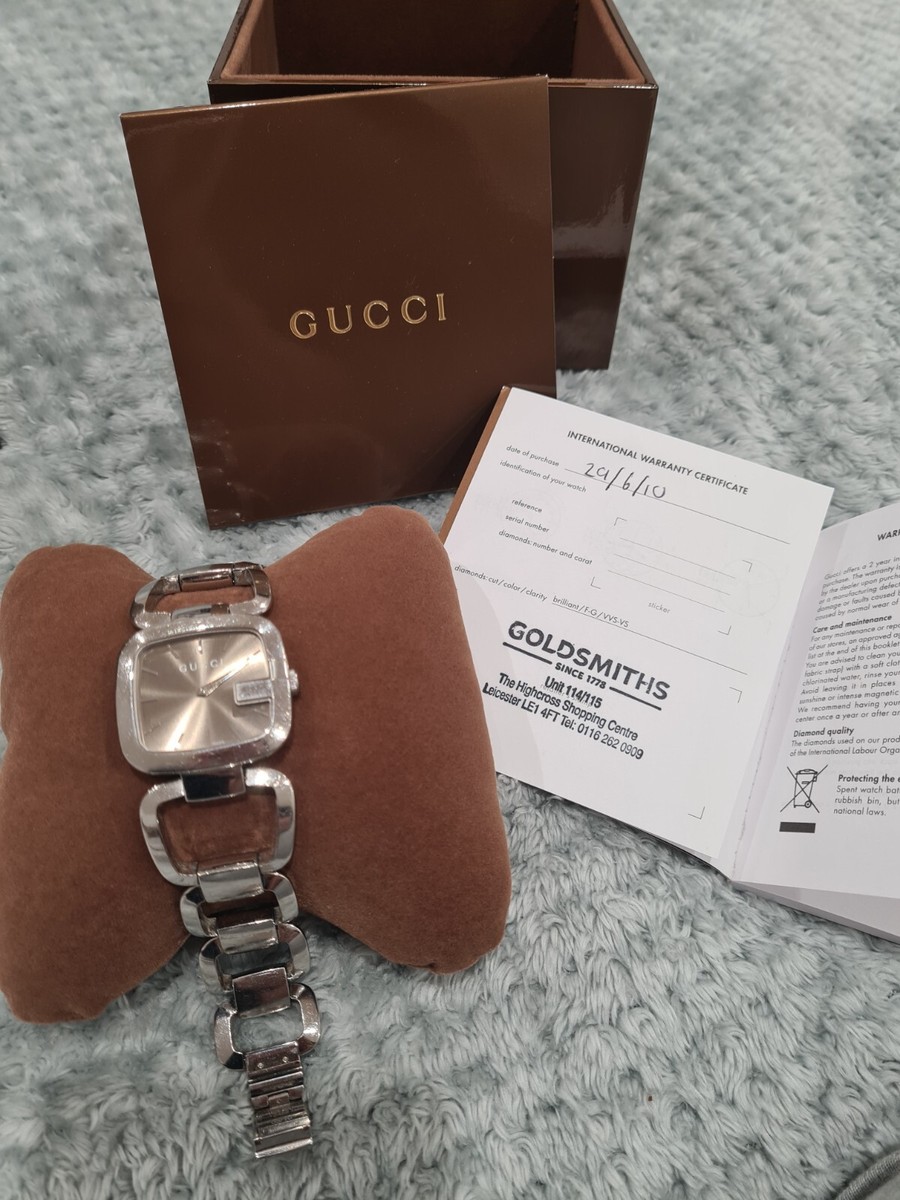 Bracelet Watches Goldsmiths Gucci Watch Ladies Watch Gucci Gold In
