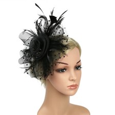 Elegant Fascinator Hat Headband Ladies' Day Cocktail Tea Party Wedding Hair Clip