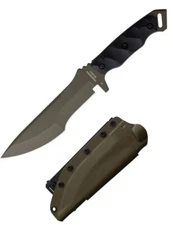 Halfbreed Blades Medium Infantry Fixed Knife 6.75" K110 Steel Blade G10 Handle