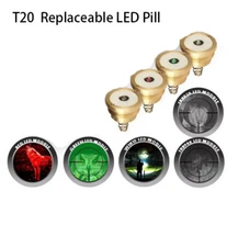 UniqueFire UF-T20 Replaceable White IR 850nm 940nm Green LED Pill ForFlashlight