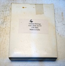 Prepared Microscope Slide Set- General Biology- New!