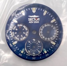 NOS Secteur ADV 2500 Chronographe Esfera 5215218037 Cadran Montre Vintage
