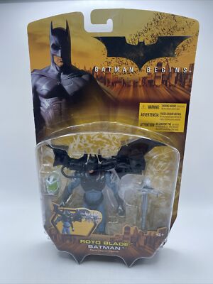 2005 Mattel Toys Batman Begins Roto Blade Figure New