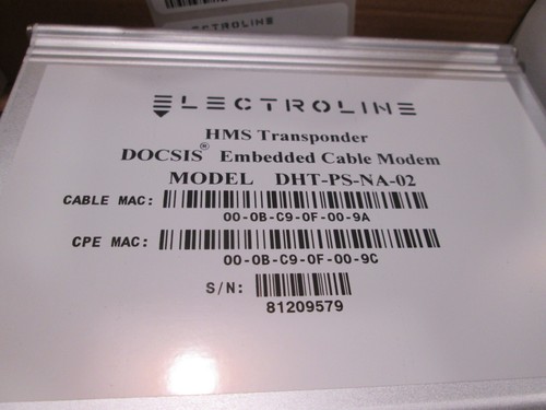 Electroline HMS DOCSIS Transponder DHT-PS-NA-02 - Picture 4 of 4