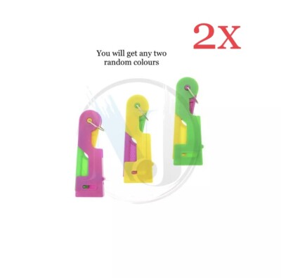 2X AUTOMATISCHER NADELEINFÄDLER FADENGERÄT EASY STITCH FADENWERKZEUG NÄHEN