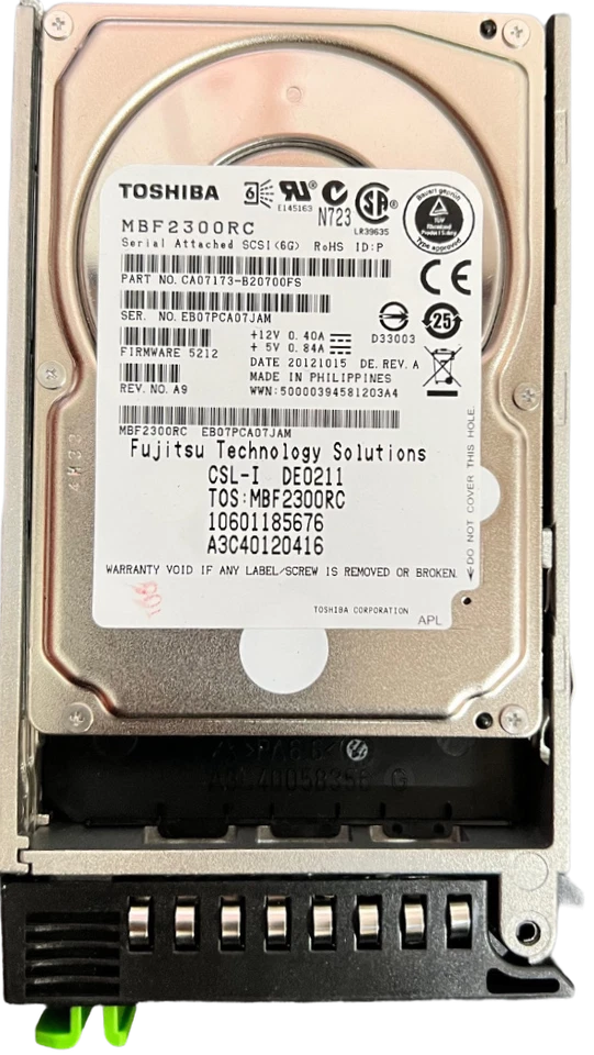 Fujitsu 300GB Hard Drive + Caddy SAS HDD 6G 10K 2.5" - CA07173-B20700FS - Image 3 of 3