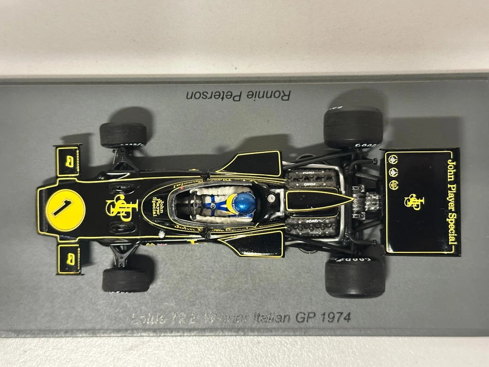 Spark F1 Lotus 72E n°1 Vainqueur GP Italie 1974 R. Peterson 1/43 S7156 0425 - Photo 4/4