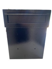 Rear Access Letter Box / Post Box for Gates and Fences Steel Outdoor Galvanised