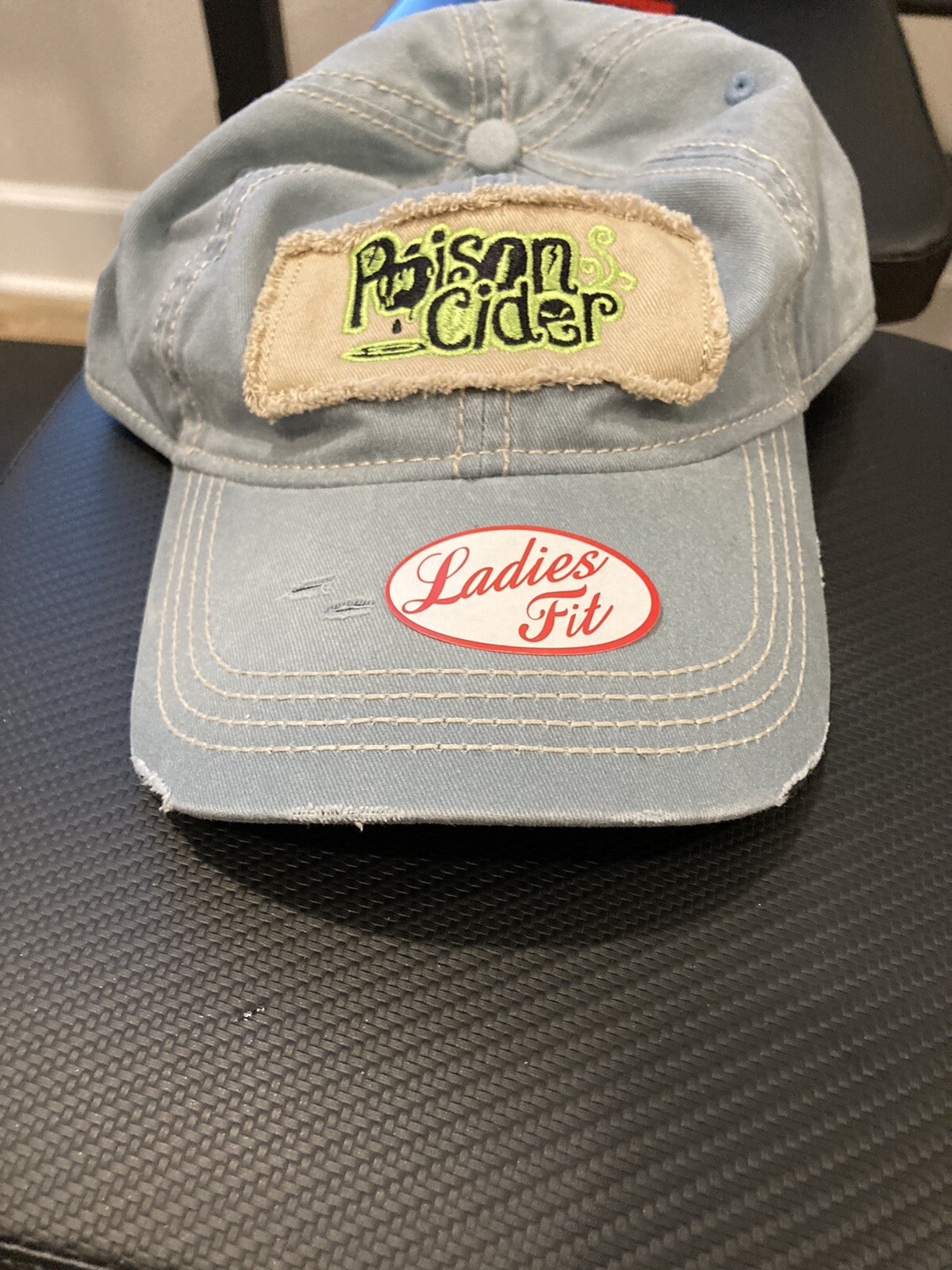 NEW POISON CIDER Women's Outdoor Cap Ladies Fit Teal Baseball Hat Cap Snapback