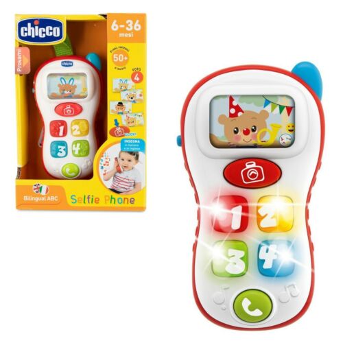 gioco giocattolo CHICCO cellulare selfie phone per bambini da 6 mesi infanzia - Photo 1/4
