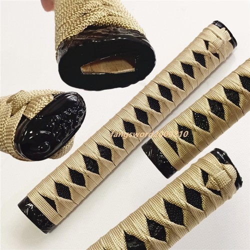 BOHIHYU Espada Saurai Japonés Koshirae-Tsuba Fuchi Kashira enuki Oro