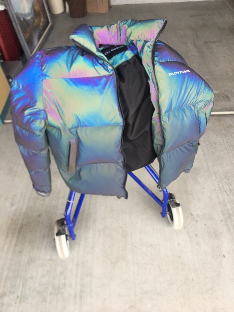 RFLCTV STUDIOS Puffer Coat Jacket Reflective Limited To 300 Only