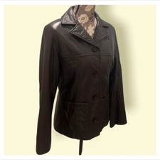 (size S) Euc Maurice’s Black Butter Leather Jacket