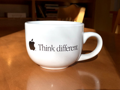 1998 Apple Computer Think Different Ceramic Coffee Mug Steve Jobs Mac Macintosh