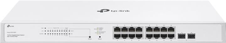 TP-LINK 18-Port Gigabit Smart Switch with 16-Port PoE+ - Switch - 0,1 Gbps (FEST