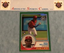 2018 Topps Chrome NICK WILLIAMS 1983 35th Anniversary | Green Refractor SP # /99