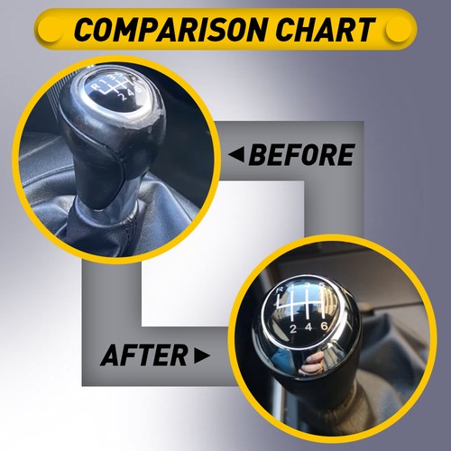 6 Speed Manual Gear Shift Knob Shifter Stick For Mazda 3 5 6 CX-7 MX-5 2003-2017 - Picture 3 of 10