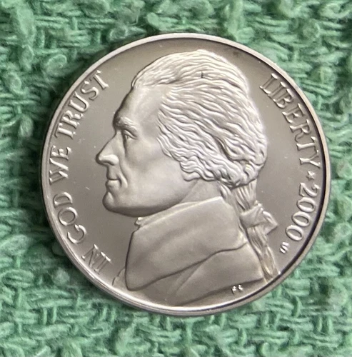 2000-S Jefferson Nickel Proof — photo from another recent sale