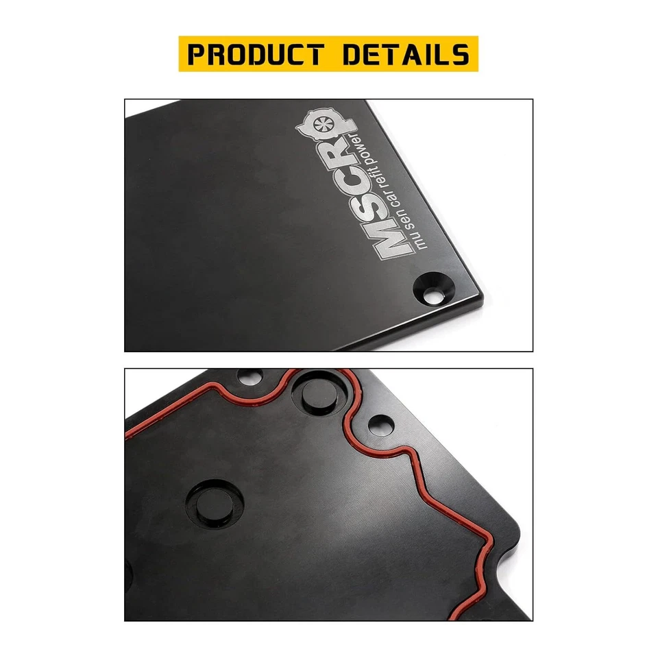 Placa de conversión MSCRP 551605 LS Gen 4 Valley Cover DOD LS2 LS3 5.3 6.0 6.2 Foto 3 de 4