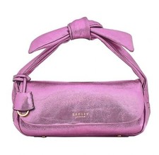 Radley CRANWELL CLOSE Small Flapover Grab Bag METALLIC PINK H6849699