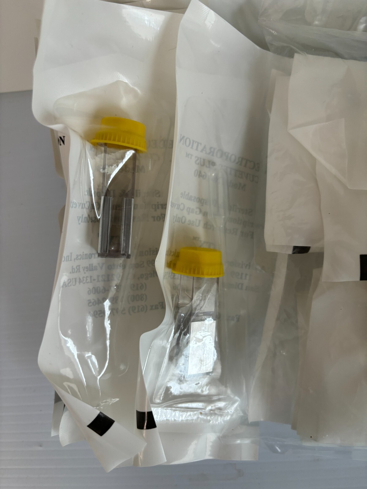 BTX Electroporation Cuvette Model No. 640 15/PK eBay