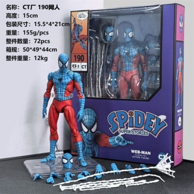 In Stock CT Toys MAFEX 190 WEB-MAN SPIDEY SUPER STORIES Spider-man