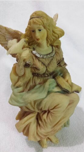 Heritage Classics Angel Long Lasting Beauty Hand Painted Resin Figurine R1454A - Picture 3 of 11