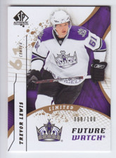 2008-09 UD SP AUTHENTIC TREVOR LEWIS /100 GOLD RC LIMITED FUTURE WATCH ROOKIE