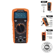 Durable Digital Voltage Tester with Continuity, Diode & Safety Caps Included