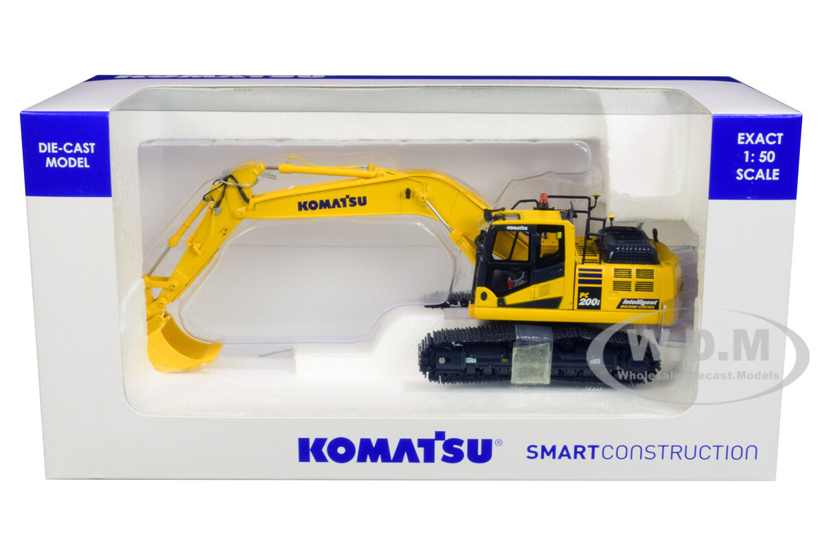 KOMATSU PC200i-12 ミニチュア1/50 1/50 Scale KOMATSU PC200i-12 Hydraulic Excavator Diecast