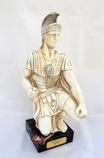 Greek warrior sculpture Organized feerless in battle statue artifact