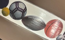 Bulletin Board Sports Balls 12 Per Pack, 13x39 Inches, Never Opened Or Used