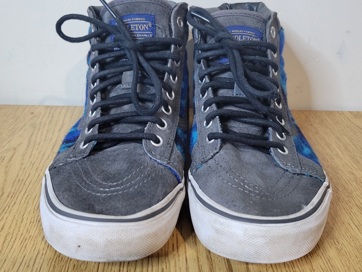 Vans Pendleton Blue Tribal SK8-Hi 3M Scotchgard Insulated Hi-Top 