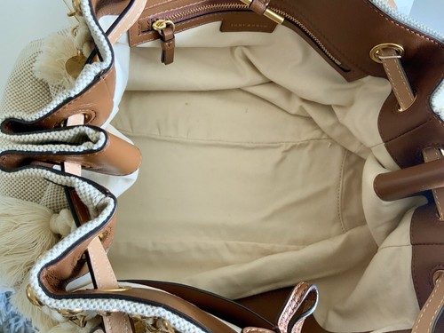 NWT TORY BURCH RARE CAROLINE EMBELLISHED TOTE - Picture 11 of 11
