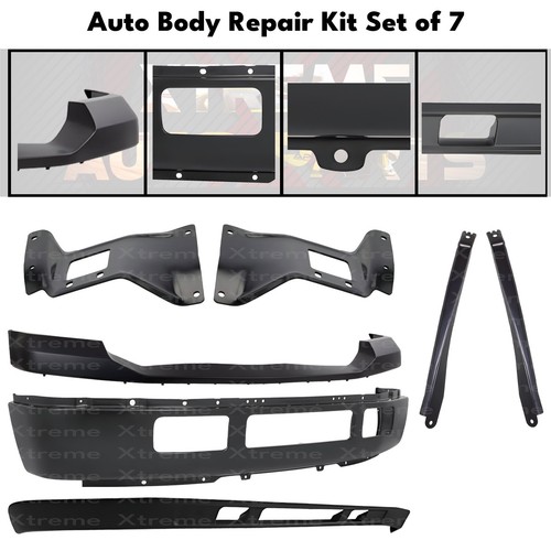 Front Bumper Primed & Brackets Kit For 2005-2007 Ford F-250 F-350 Super Duty - Picture 2 of 15