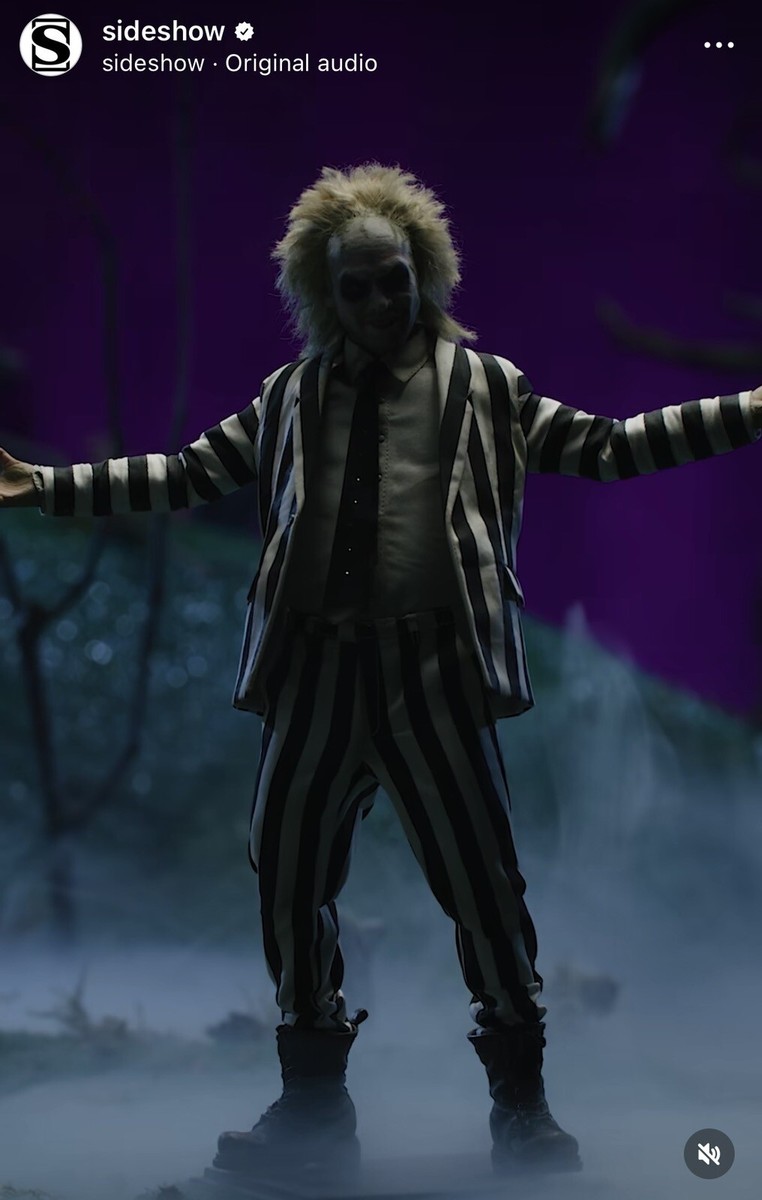 1/6 Beetlejuice VERSION 2 With New Headsculpt By Sideshow 1/6 Beetlejuice VERSION 2 With New Headsculpt By Sideshow