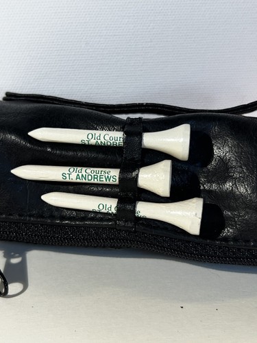 St. Andrew’s Scotland "Old Course" Logo Golf Balls Golf Tees & Bag - Picture 6 of 14