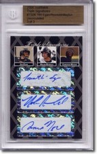 Jon Egan * Nolan Reimold * Cameron MAYBIN Rookie Autograph BGS Auto RC 1/3