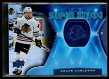 2020-21 Upper Deck Trilogy Rookie Super Stage Lucas Carlsson Chicago Blackhawks