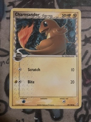 Charmander (Delta Species) Regular Common Crystal Guardians 49/100 Pokemon HP