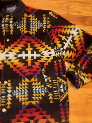 Vtg PENDLETON Chief Joseph Navajo Aztec Men's XL Jacket Coat