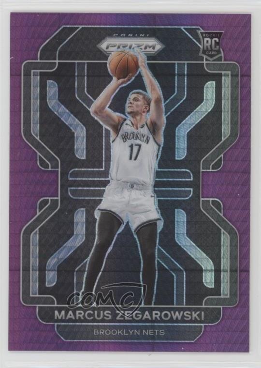 2021-22 Panini Prizm Factory Set Purple Hyper Prizm Marcus Zegarowski #300 1u6