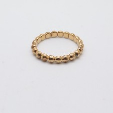 925 Sterling Silver Beaded Stackable Ring Size 6.5